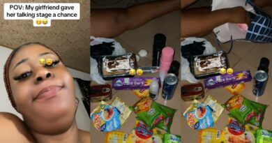 Lady flaunts gift items she received from her 'talking stage' partner