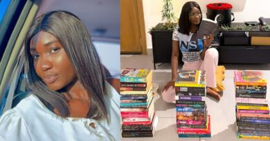 Lady celebrates reading 110 books in 2024