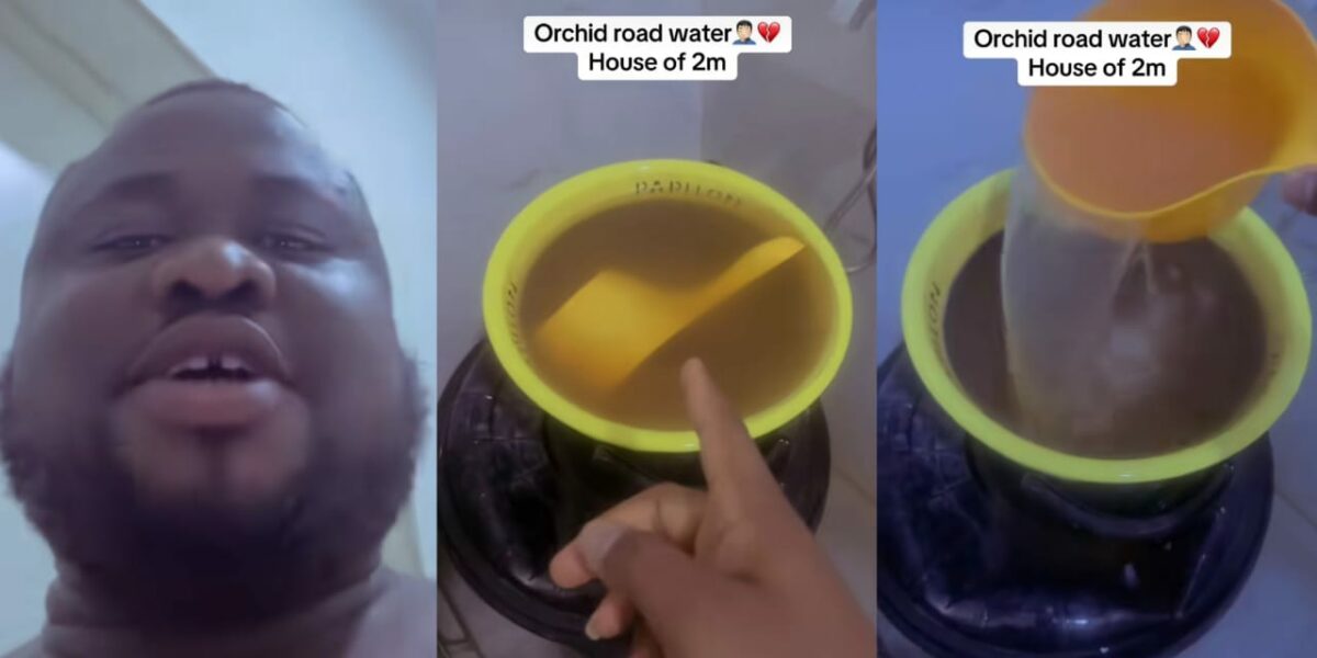 Man laments poor water quality in Lekki home despite ₦2m rent, ₦350k service charge