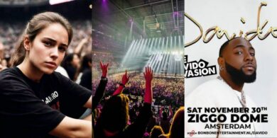 Alleged Caucasian lady calls Davido's Ziggo Dome concert in Amsterdam 'most boring 45 minutes of her life'