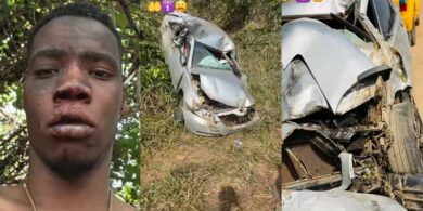 Man shocks internet as he survives horrific car accident