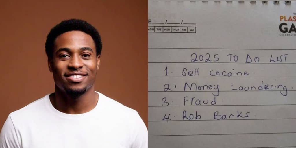 South African man shocks the internet by boldly publishing his 2025 to-do list online