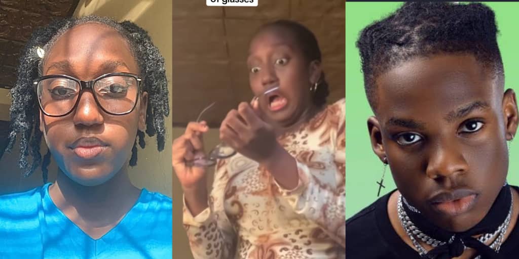 Lady accuses Rema of breaking her ₦7k glasses while dancing to his song, demands new ones