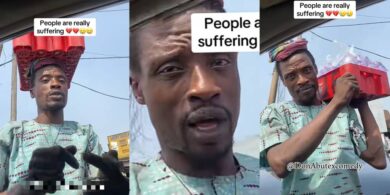 Elderly man selling pure water begs for help to feed his 4 kids in emotional video