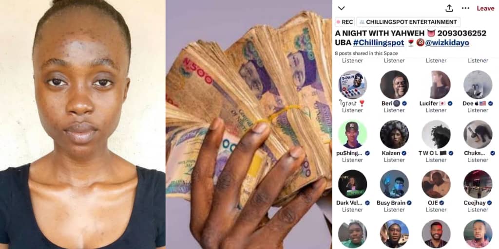 Man reportedly gifts nudist, Yahweh ₦1 million to hear her moan