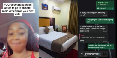 Lady leaks chat and voice note of man inviting her to hotel room on first date