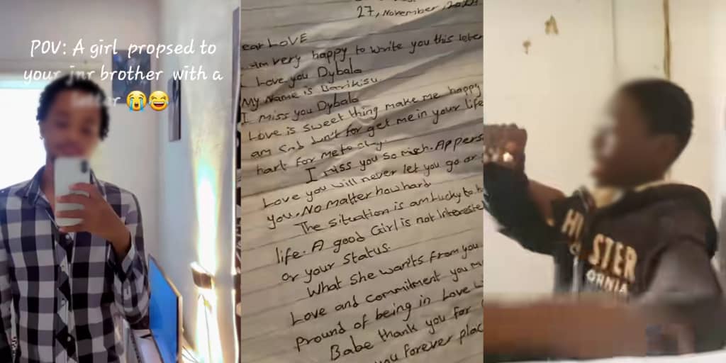 Man shocked as lady proposes to his brother in love letter, claims she's not interested in his money or status