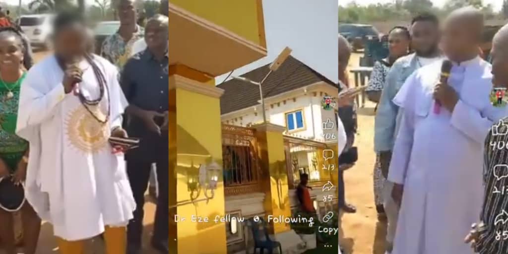 Man labels Christianity a scam as Catholic priest dedicates hotel built by native doctor to God