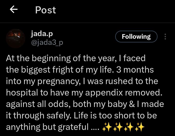 Jada p tweet 