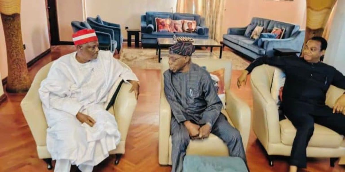 Obasanjo meets Kwankwaso, Donald Duke: Details of the meeting revealed