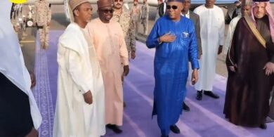 Vice president Shettima lands in Saudi Arabia (Video)