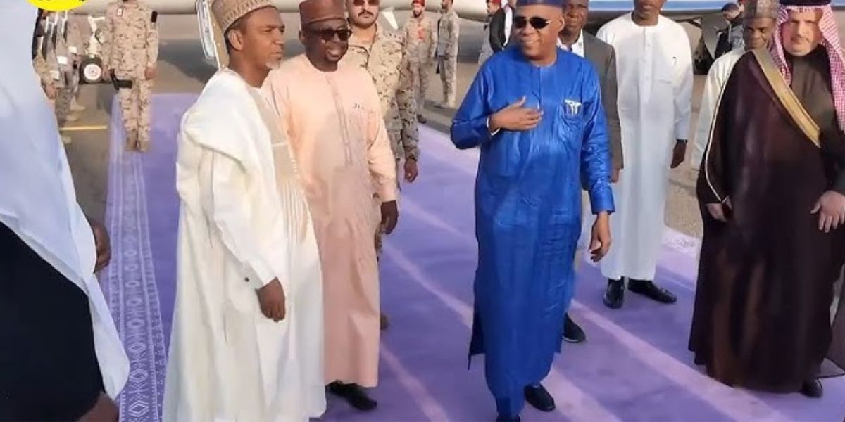 Vice president Shettima lands in Saudi Arabia (Video)