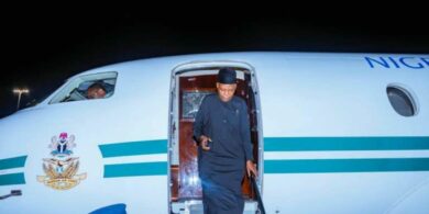 Shettima back in Nigeria after Saudi Arabia, UAE trips