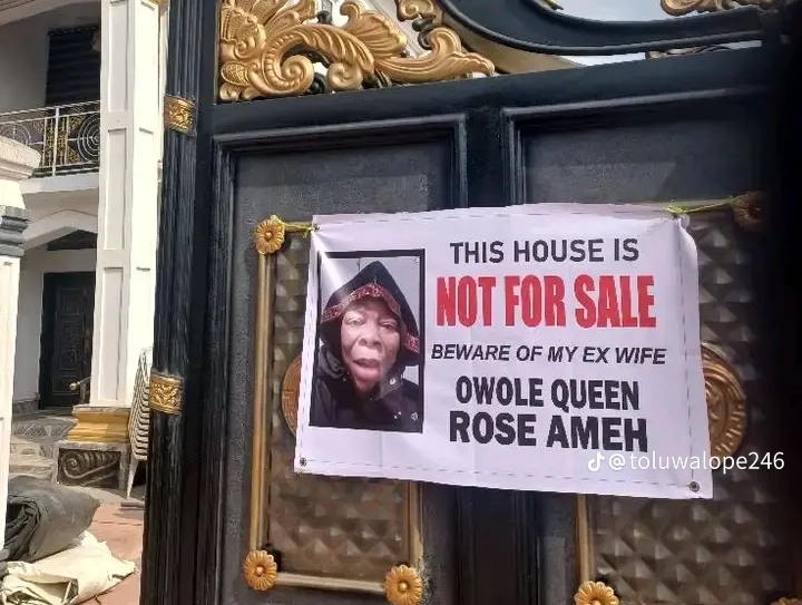 Prince publicly shames ex-wife with banner, warns of fraudulent house sale