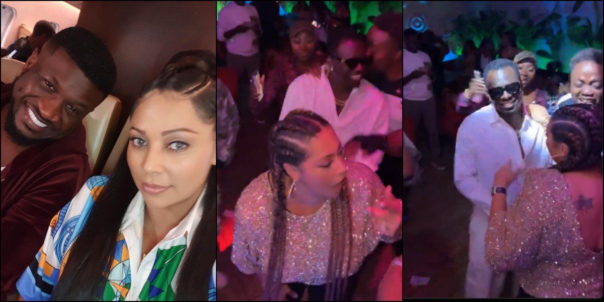 Peter Okoye reacts to trending video of his wife, Lola dancing with Terry Apala