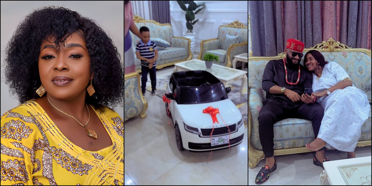 Rita Edochie shades Yul Edochie and Judy Austin following Range Rover gift their son received