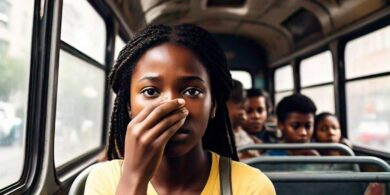 Lady sprays fellow passenger with perfume to reduce body odor