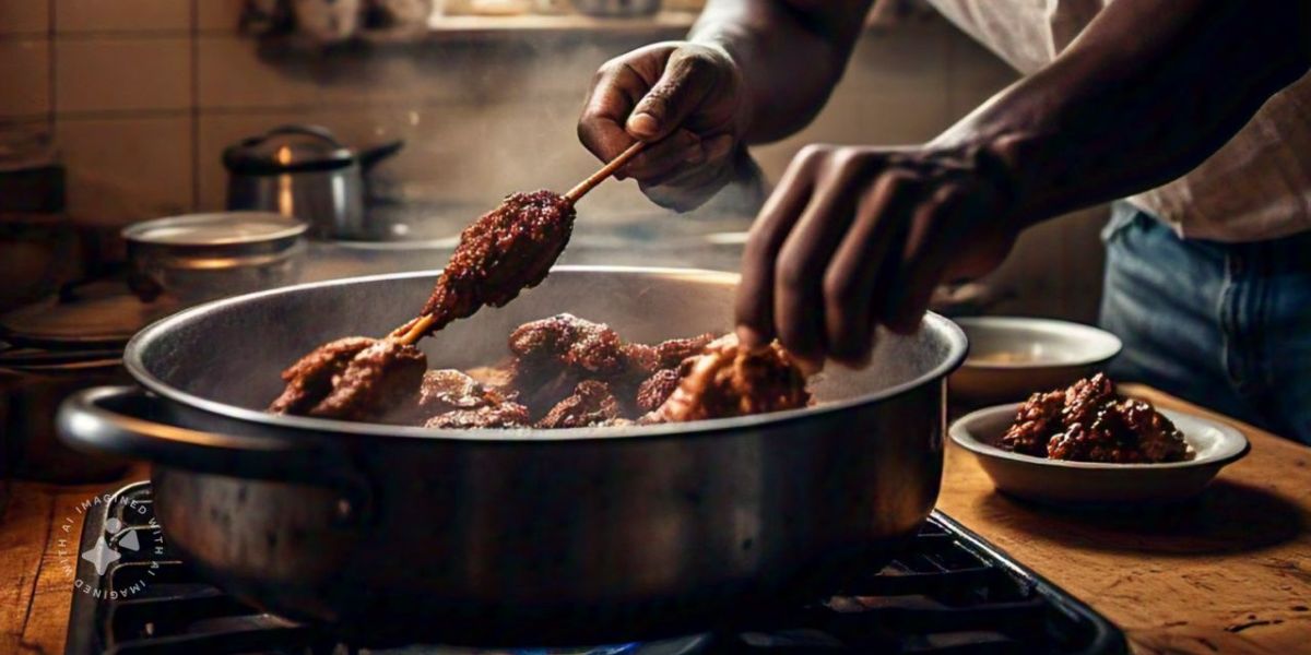 Man shares best technique for stealing fried meat