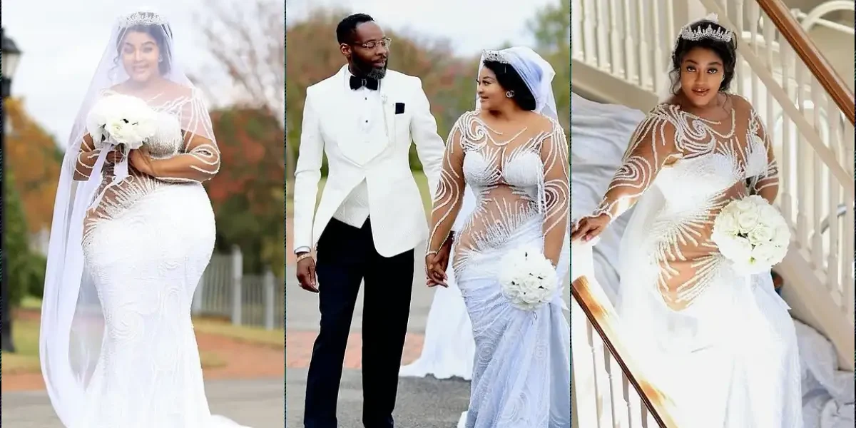 “My first and last wedding” - Omoborty declares as she legally weds partner