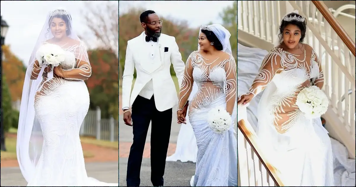 “My first and last wedding” – Omoborty declares as she legally weds partner