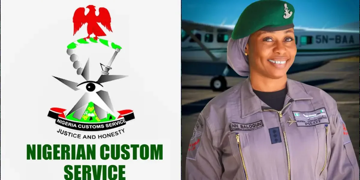 Nigeria Customs celebrate Olanike Balogun as its first female pilot