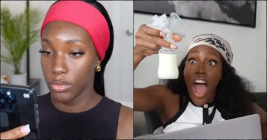 Paul Okoye’s wife, Ivy clashes with trolls over colour of her breast milk