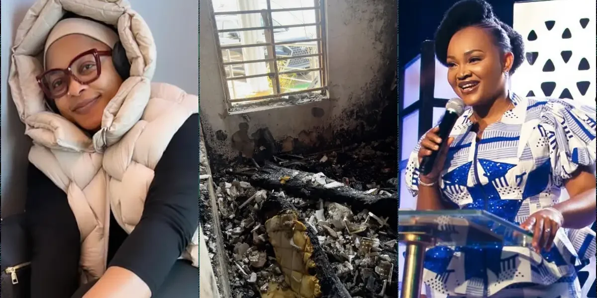 Afolabi denies claims alleging Mercy Aigbe burned house to promote movie