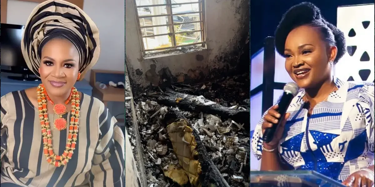 Funsho Adeoti shares cryptic post after fire incident at Mercy Aigbe’s house