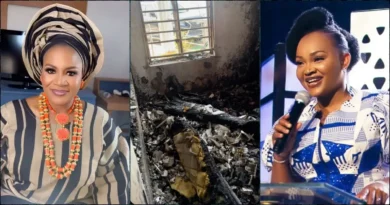 Funsho Adeoti shares cryptic post after fire incident at Mercy Aigbe’s house