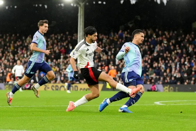 EPL: Arsenal held by Fulham as title push stalls