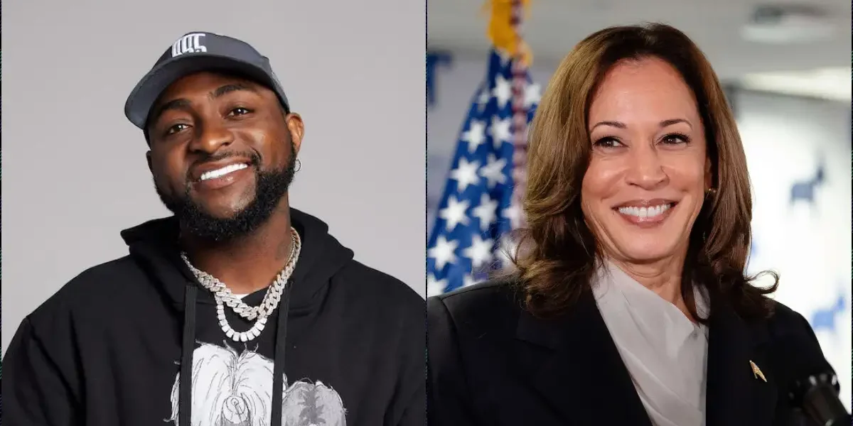 Davido codemns Nigeria's democracy, reveals reason for voting Kamala Harris