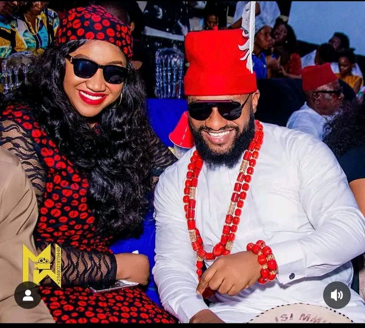 Judy Austin and Yul Edochie 