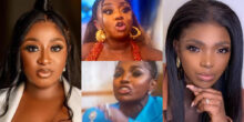 Nollywood actresses, Ini Edo and Annie Idibia got into a fierce argument in the premiere of Young, Famous and African season 3 on Netflix. 