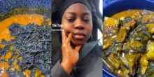 Lady shares heartbreaking experience of how boyfriend's mother trashed soup she prepared