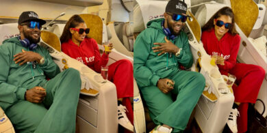 “Air flow restricted” - Mixed reactions as May Edochie and AY Makun jet out to London