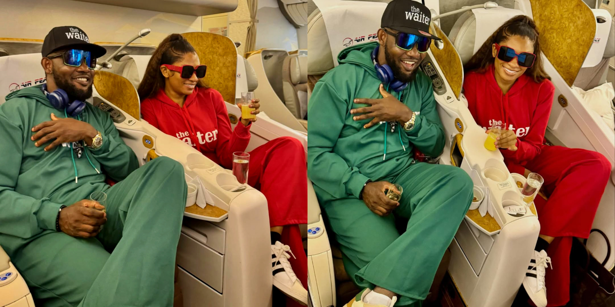 “Air flow restricted” - Mixed reactions as May Edochie and AY Makun jet out to London for movie premiering