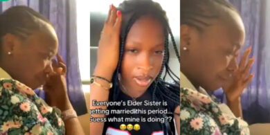 Lady shares what elder sister does while her mates gets married