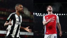 Arsenal face uphill task after Newcastle's 2-0 win in Carabao Cup semi-final first leg