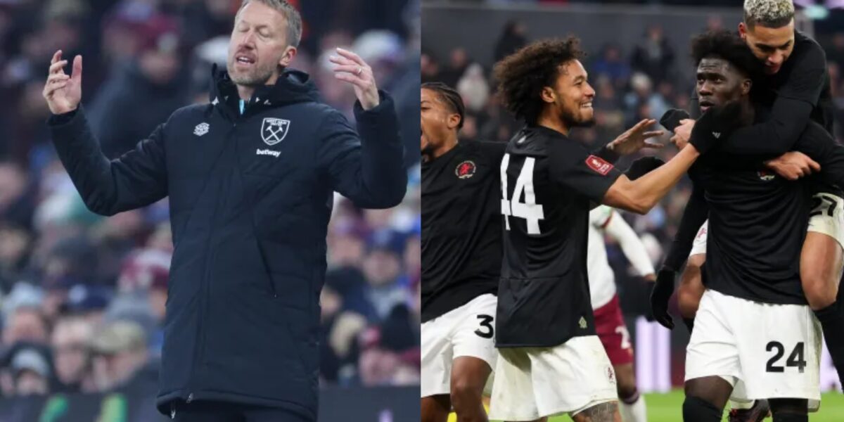 FA Cup: Graham Potter sees positives despite West Ham's late collapse to Aston Villa