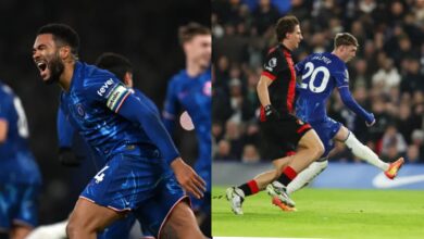 Chelsea 2-2 Bournemouth: James rescues point with stunner as Blues' winless streak continues