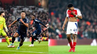 Arsenal give up two-goal lead to draw Aston Villa 2-2 in thrilling encounter