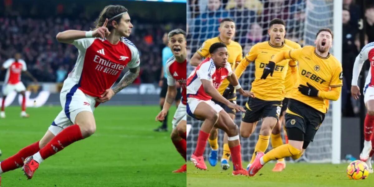 EPL: Arsenal secure narrow 1-0 victory over Wolves