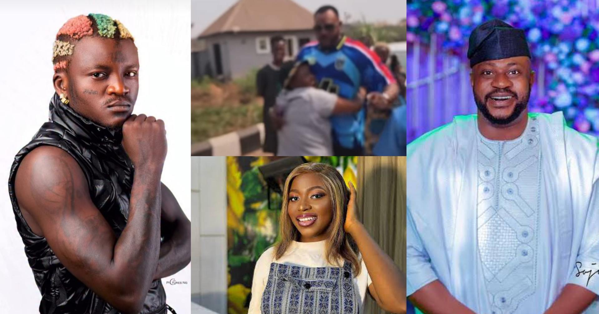 Portable confronts Odunlade Adekola following video of him hugging Ashabi Simple