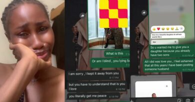 Lady shattered as she finds out boyfriend of 2 years is married with kids