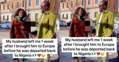 Lady shares how husband left her 1 week after she brought him to Europe