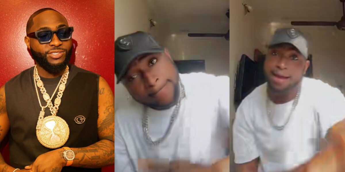 Reactions trail video of Davido's lookalike