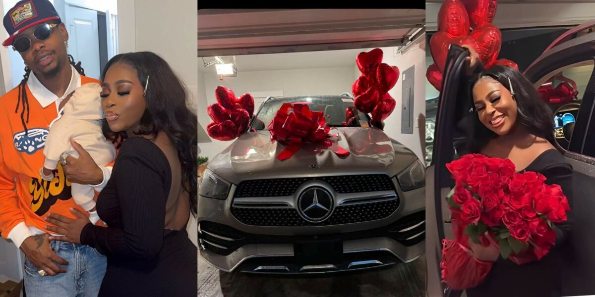 Yhemolee gifts wife Mercedes Benz as push gift