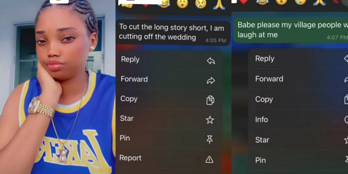 Man calls off wedding after discovering fiancée's secret chats with ex