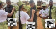 Corper appreciates elder brother for sponsoring her education as she finishes NYSC