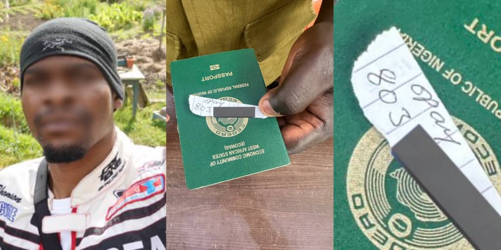 Man shocked as airport officer returns passport with bank details attached, sparks online reactions